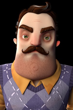 This is the Avatar Image for the Theodore Peterson (Hello Neighbor) AI Voice and Text to Speech Generator